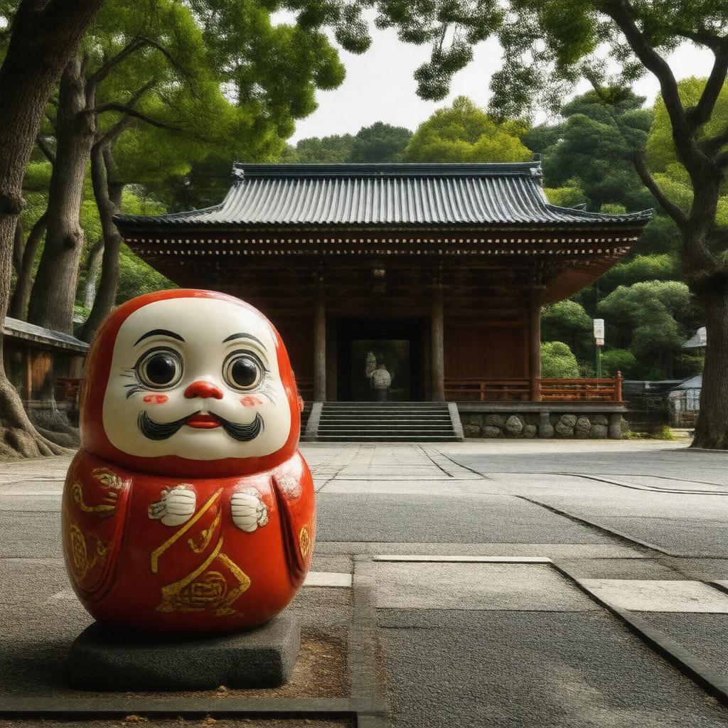 AI-created image of Bodai Daruma