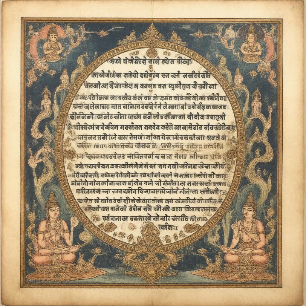 AI-created image of Bodhisambhāraśāstra