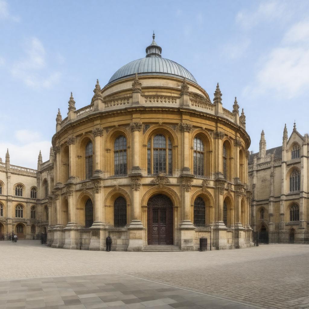 AI-created image of Bodleian Library