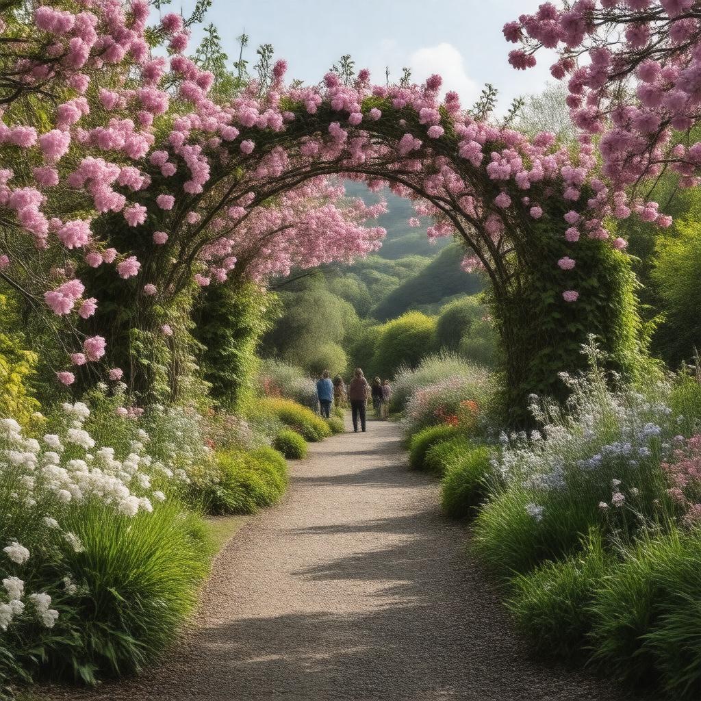 AI-created image of Bodnant Garden