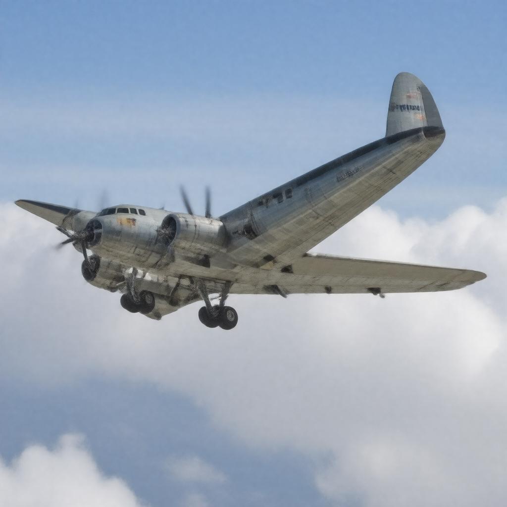 AI-created image of Boeing 307 Stratoliner
