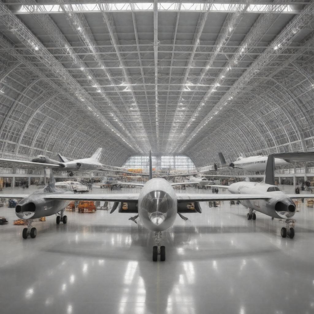 AI-created image of Boeing Aviation Hangar
