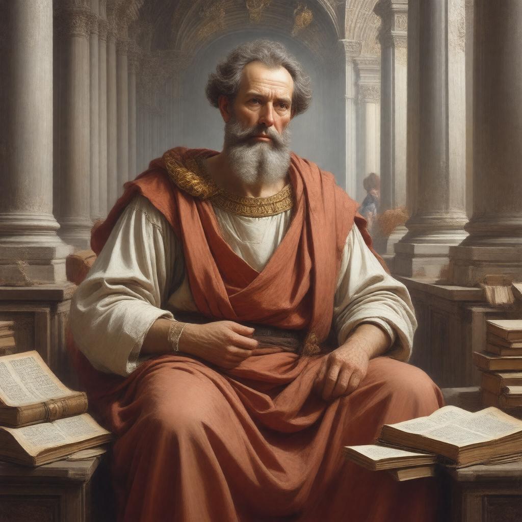 AI-created image of Boethius