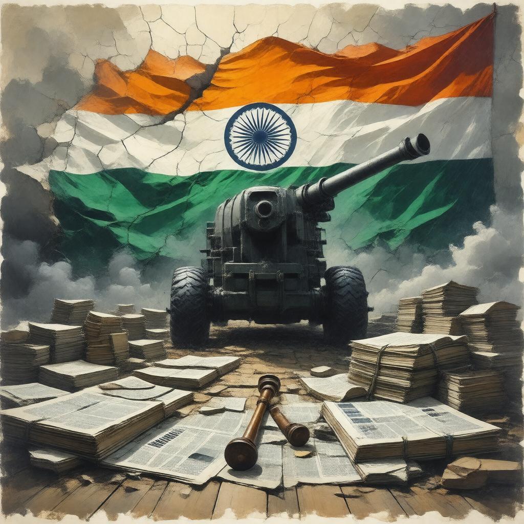 AI-created image of Bofors scandal