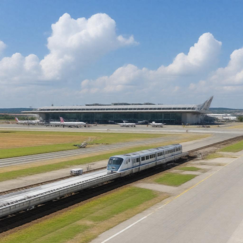 AI-created image of Bologna Guglielmo Marconi Airport