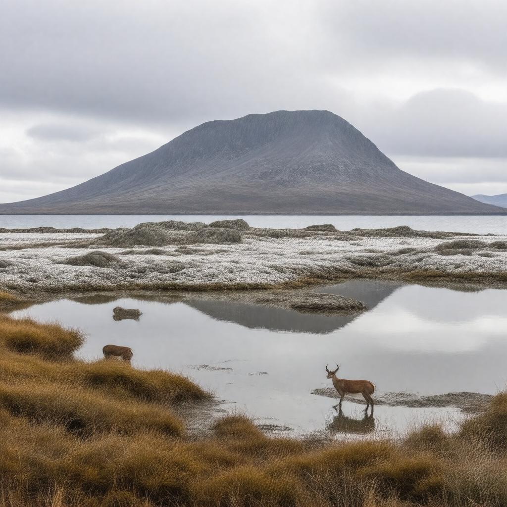 AI-created image of Bolshoy Lyakhovsky Island