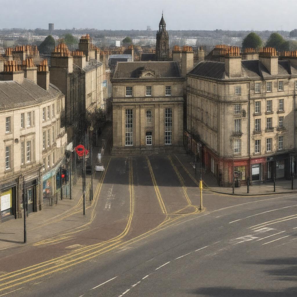 AI-created image of Bolton Street