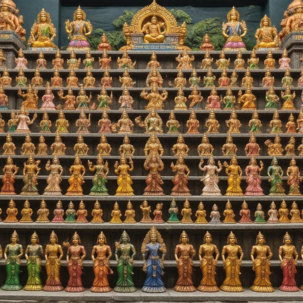 AI-created image of Bommai Golu