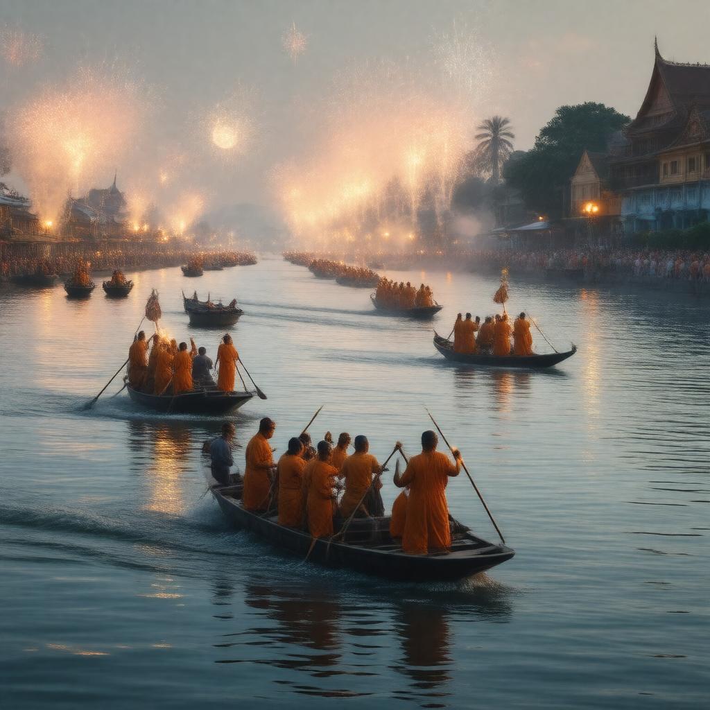 AI-created image of Bon Om Touk