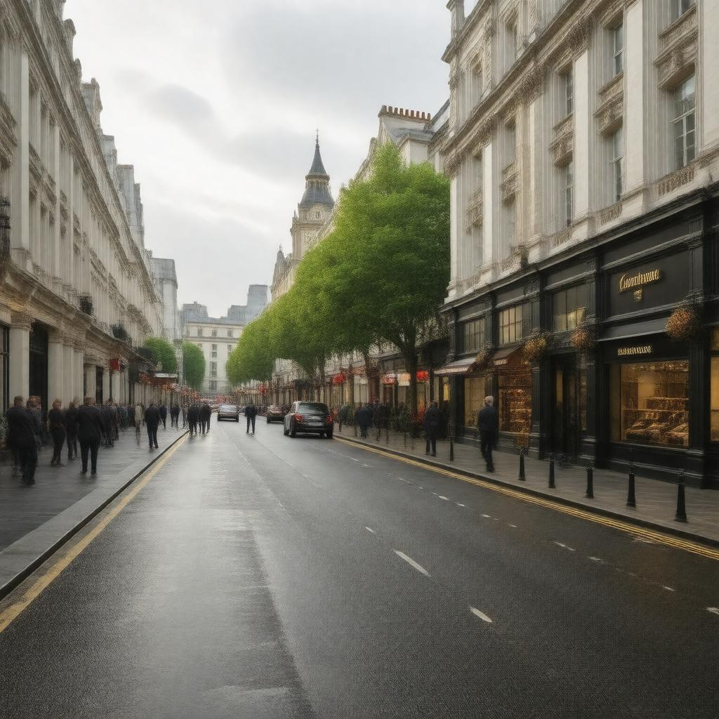 AI-created image of Bond Street