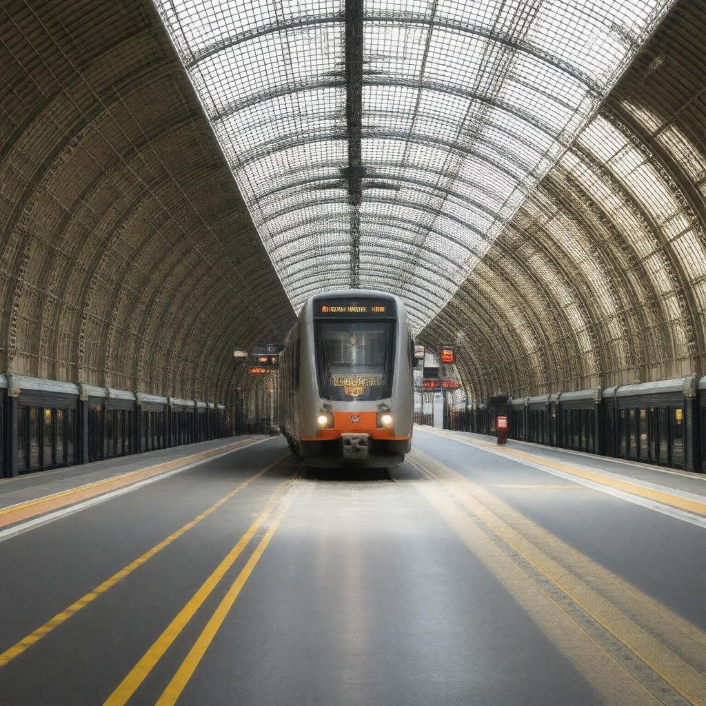 AI-created image of Bond Street station