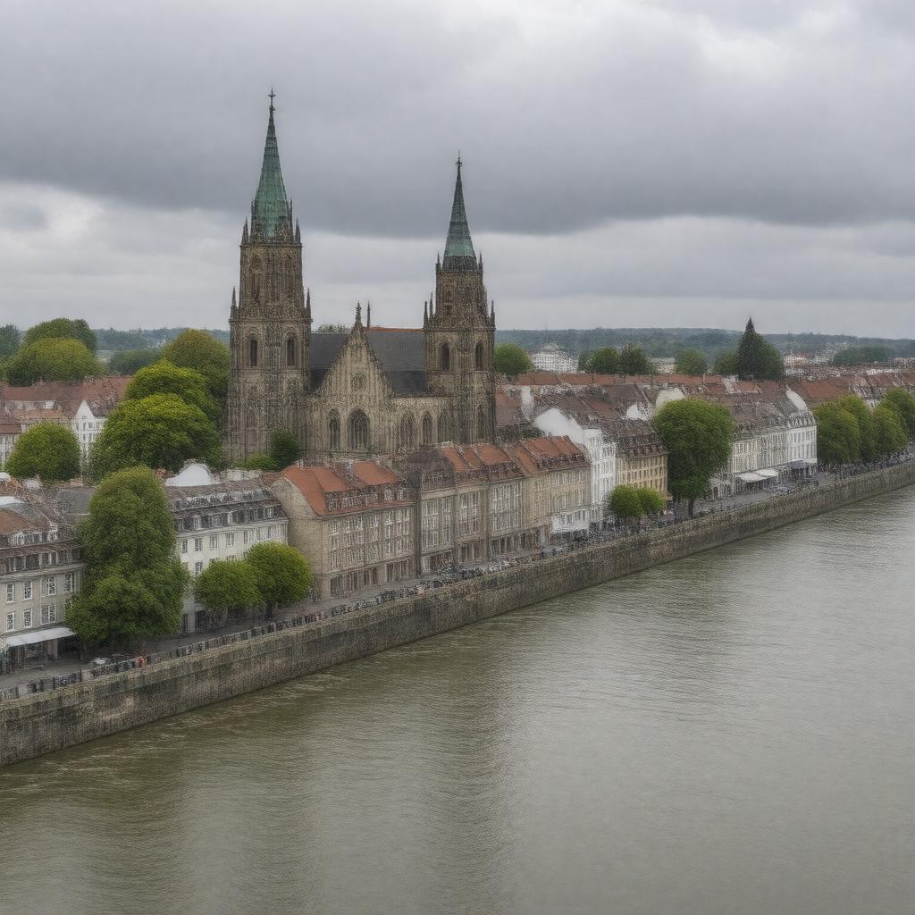 AI-created image of Bonn, Germany