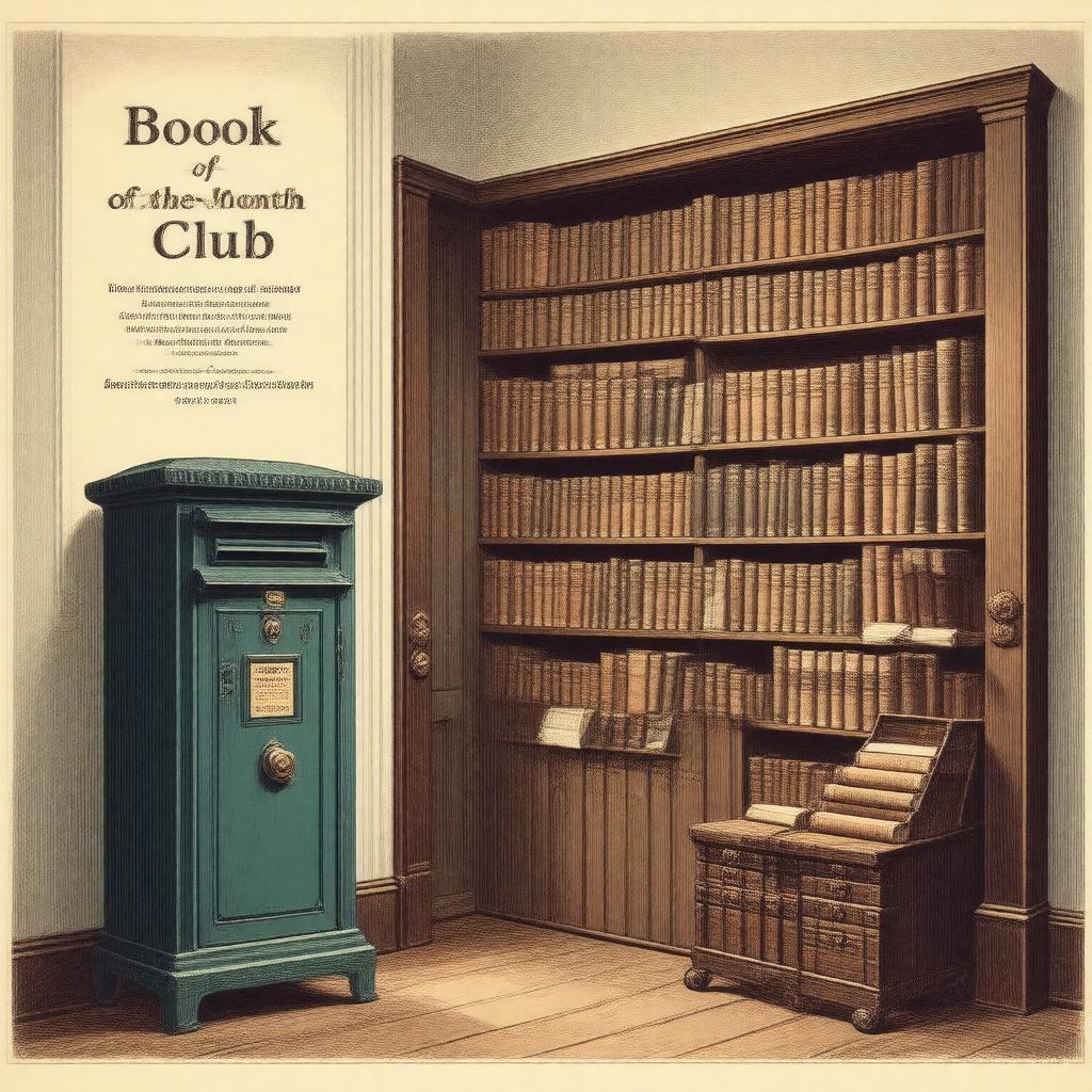 AI-created image of Book-of-the-Month Club