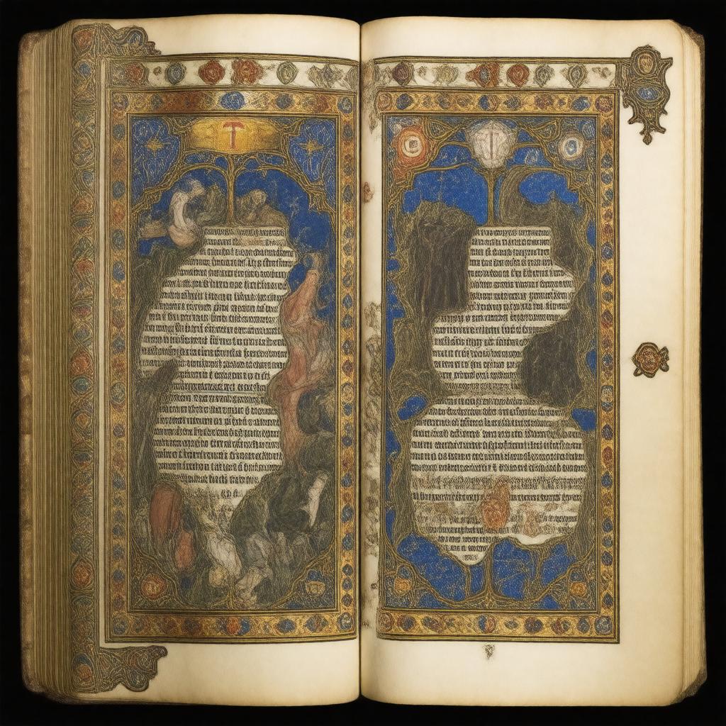 AI-created image of Book of Kells