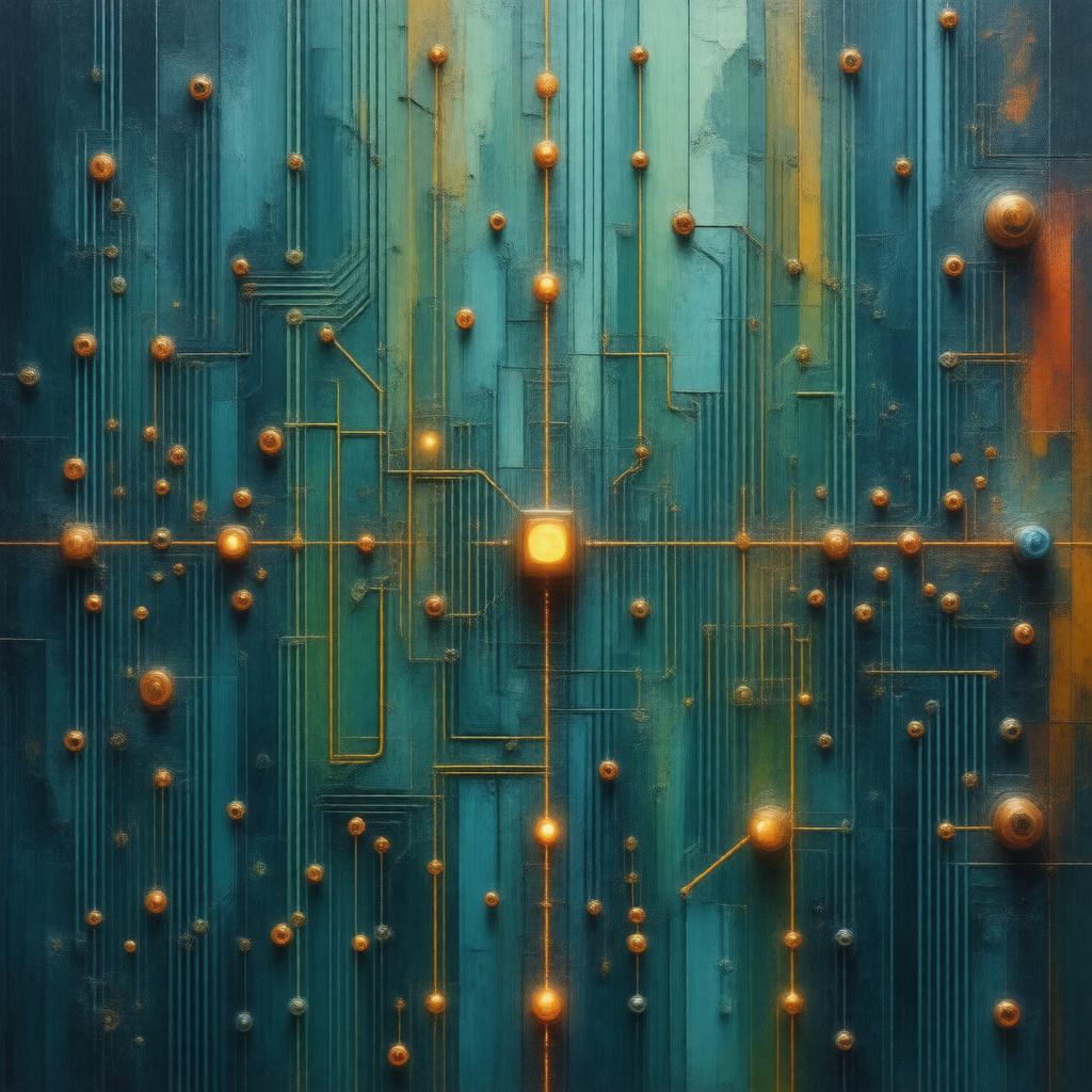 AI-created image of Boolean circuits