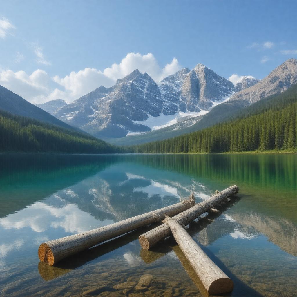 AI-created image of Boom Lake