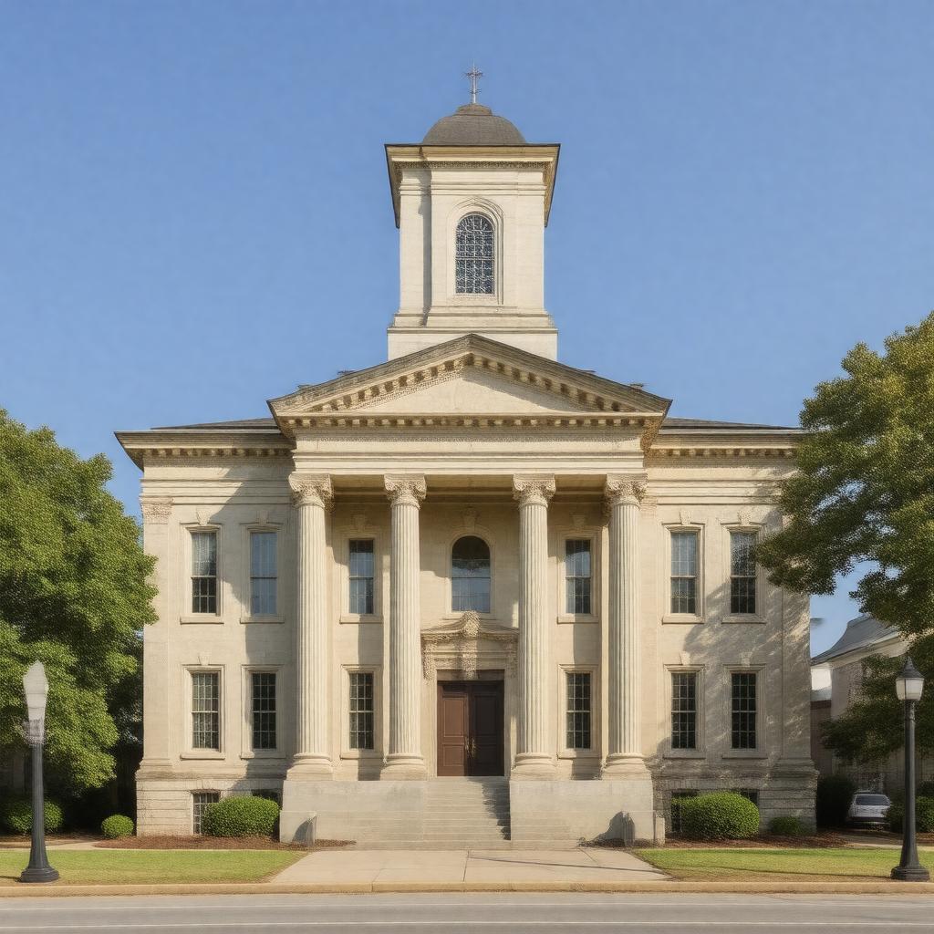 AI-created image of Boone County Courthouse