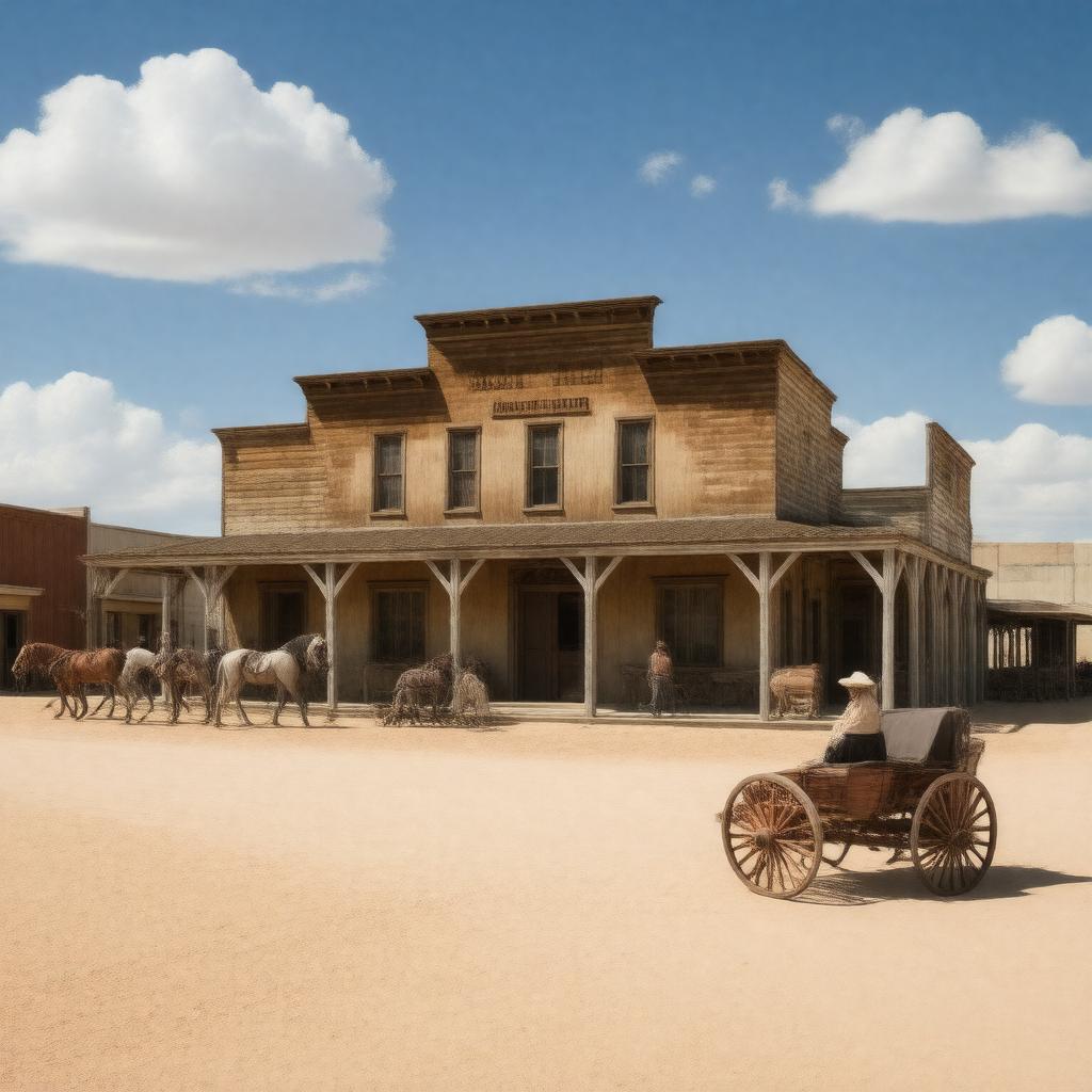 AI-created image of Boot Hill Museum