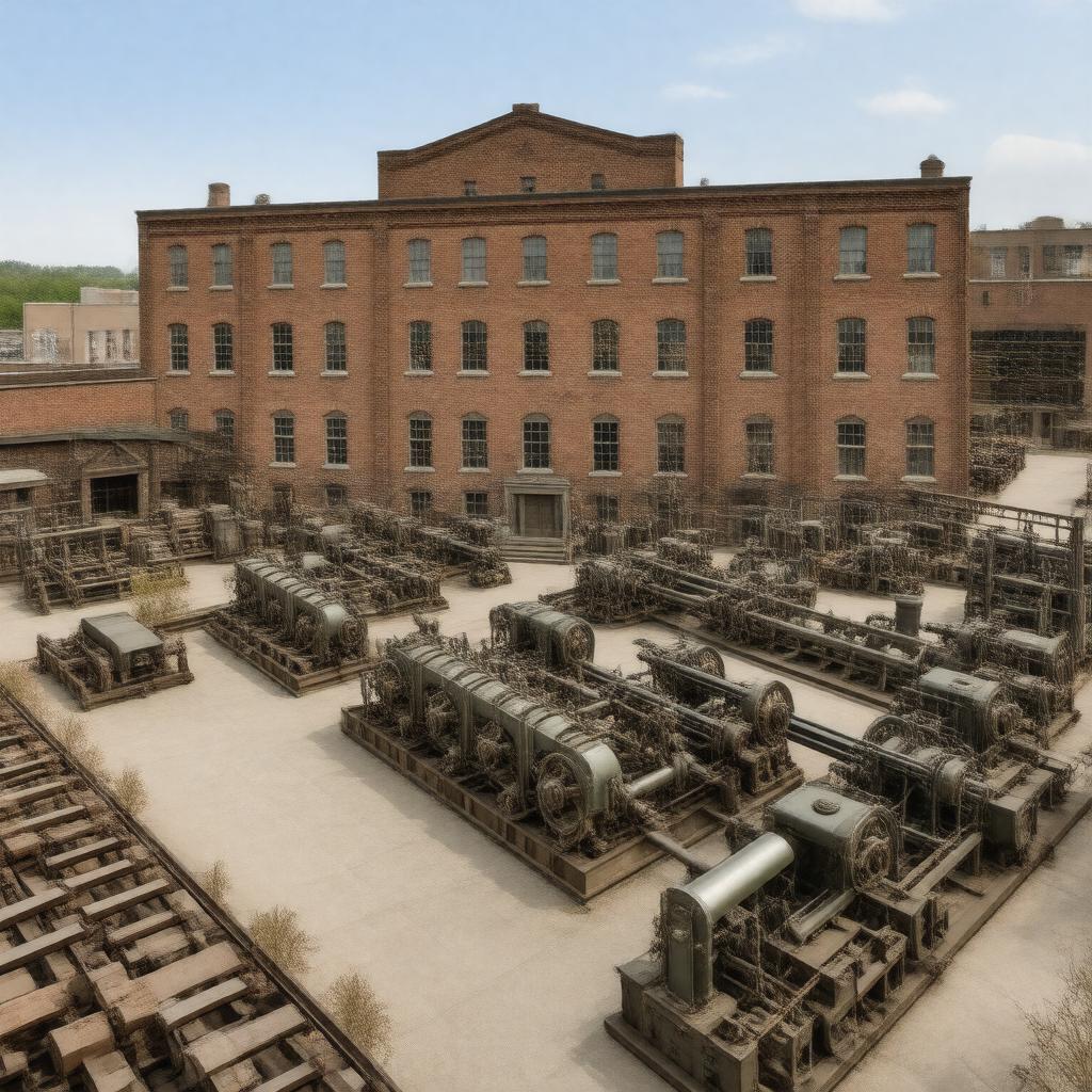 Click to view larger image AI-created image of Boott Cotton Mills Museum