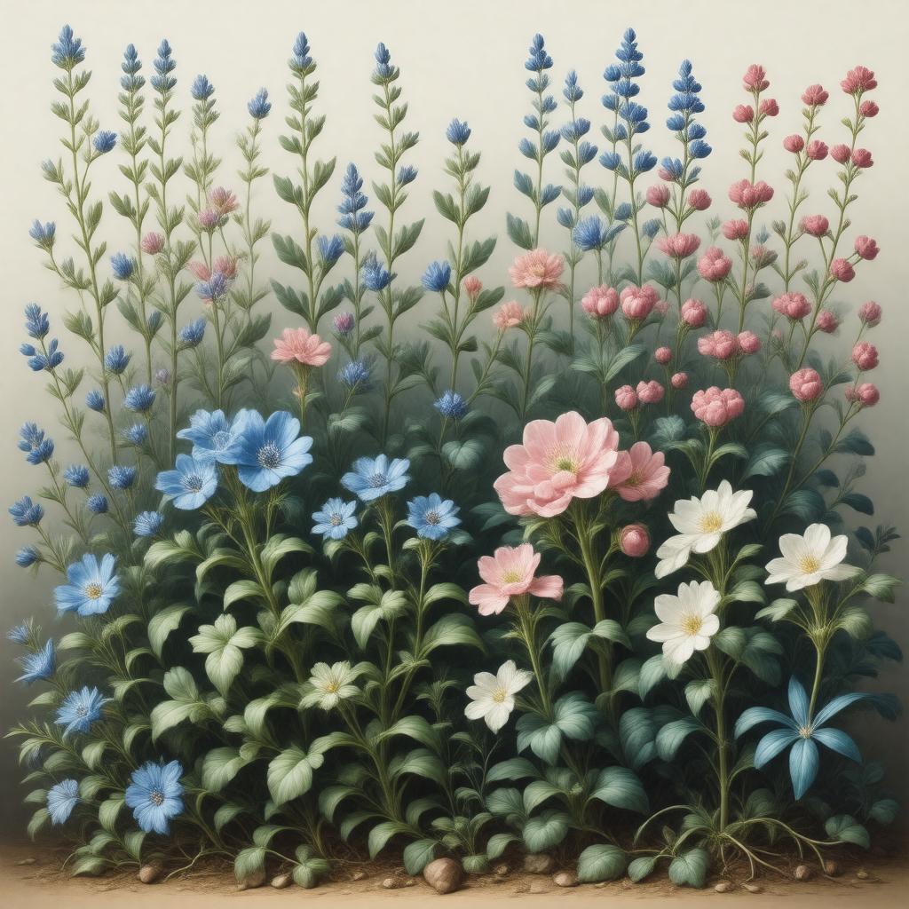 AI-created image of Boraginaceae