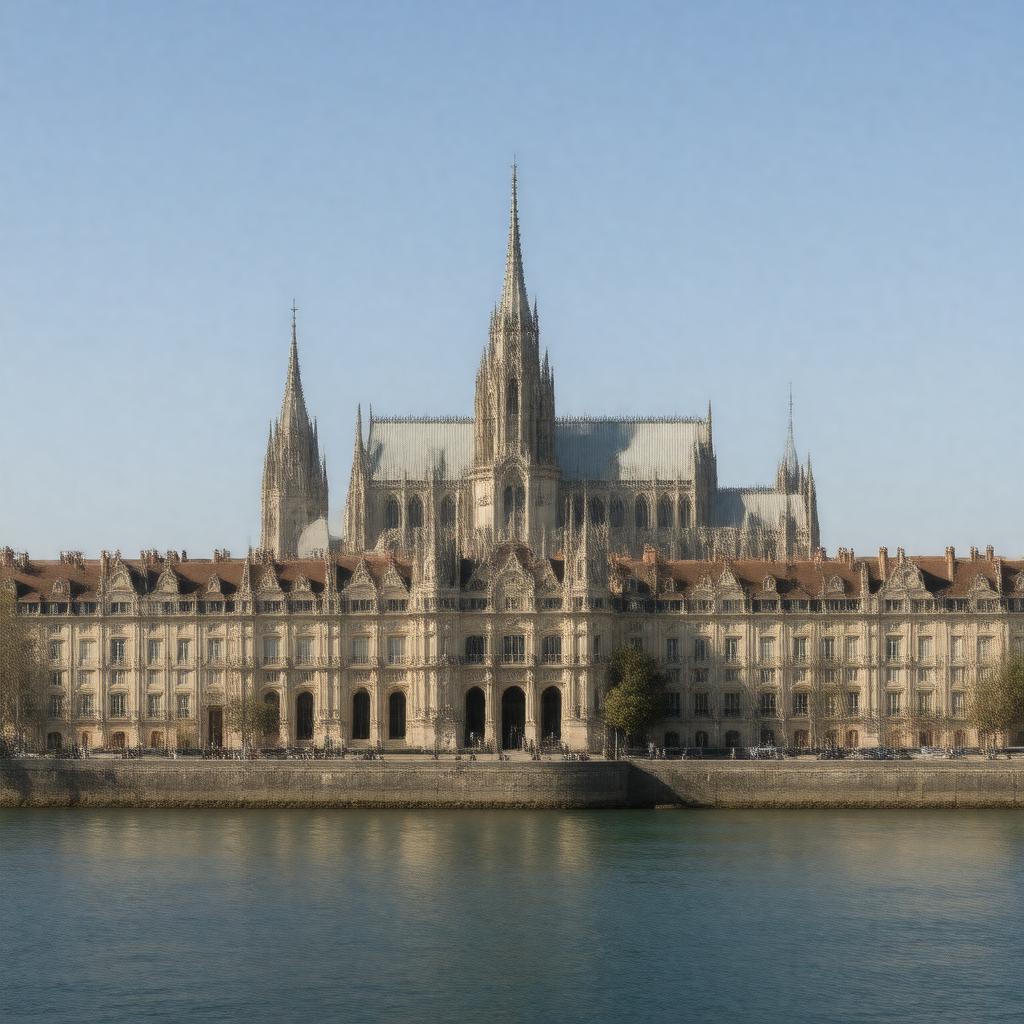 AI-created image of Bordeaux, France