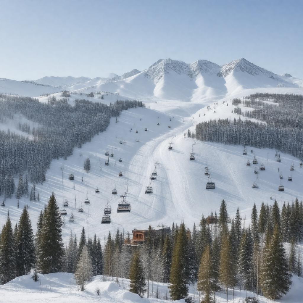 AI-created image of Boreal Mountain Resort
