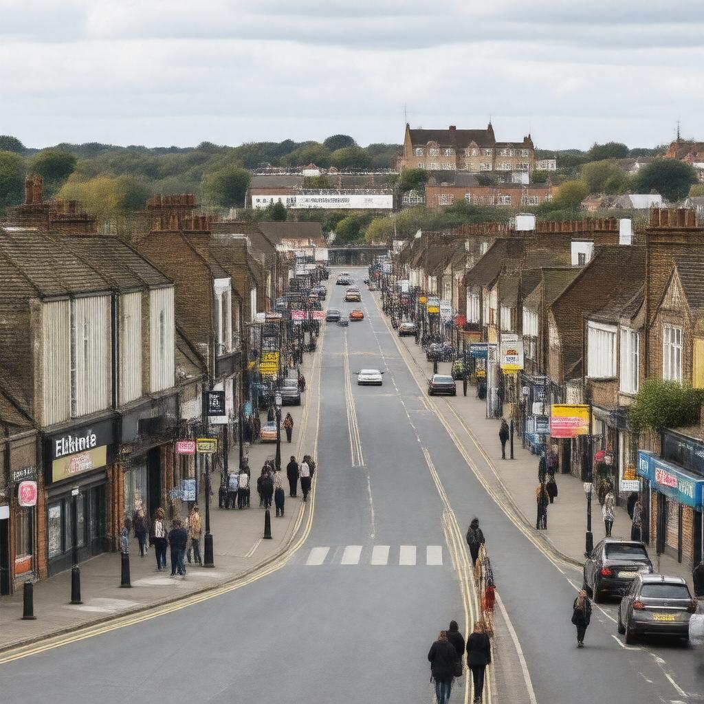 AI-created image of Borehamwood