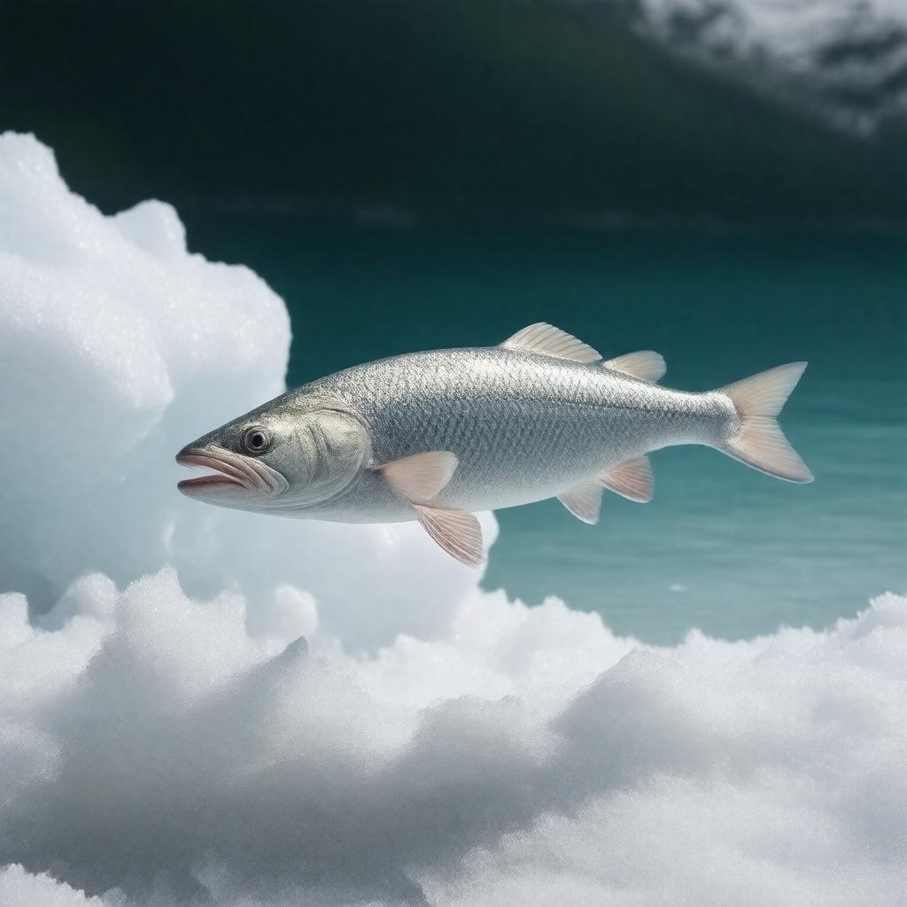 Click to view larger image AI-created image of Boreogadus saida