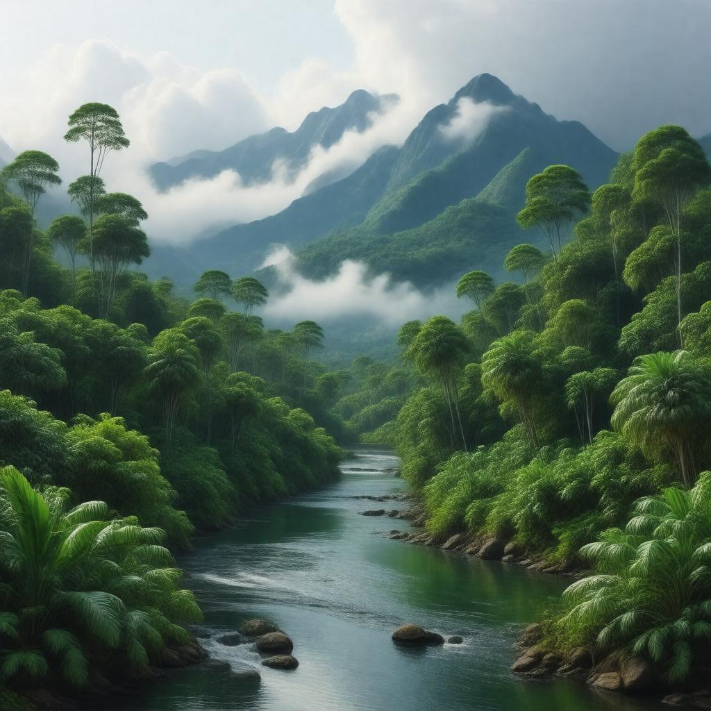 AI-created image of Borneo