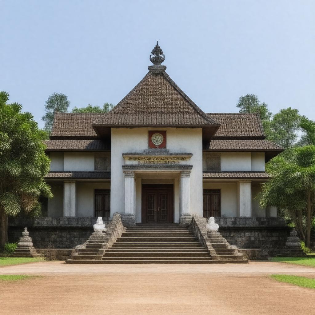 Click to view larger image AI-created image of Borobudur Conservation Office