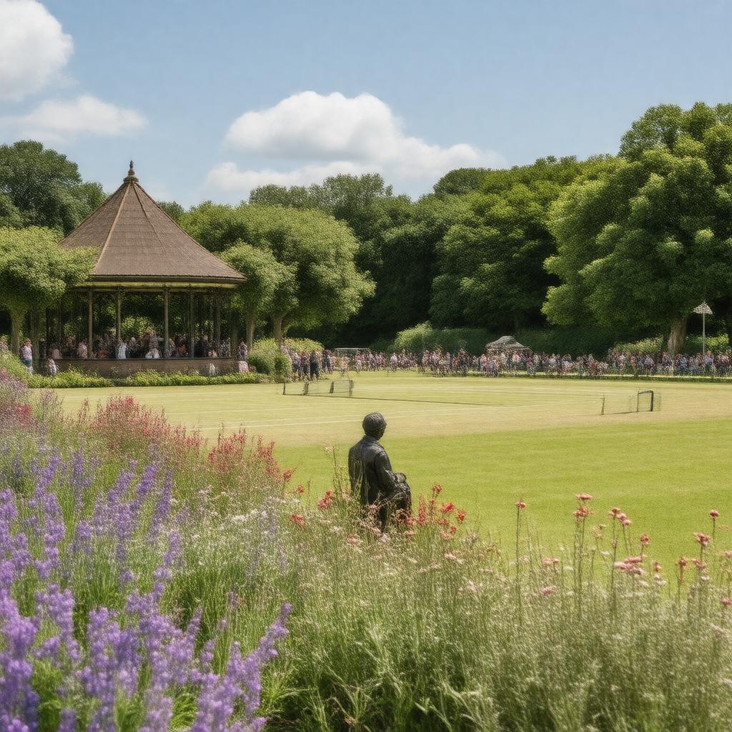 AI-created image of Borough Gardens