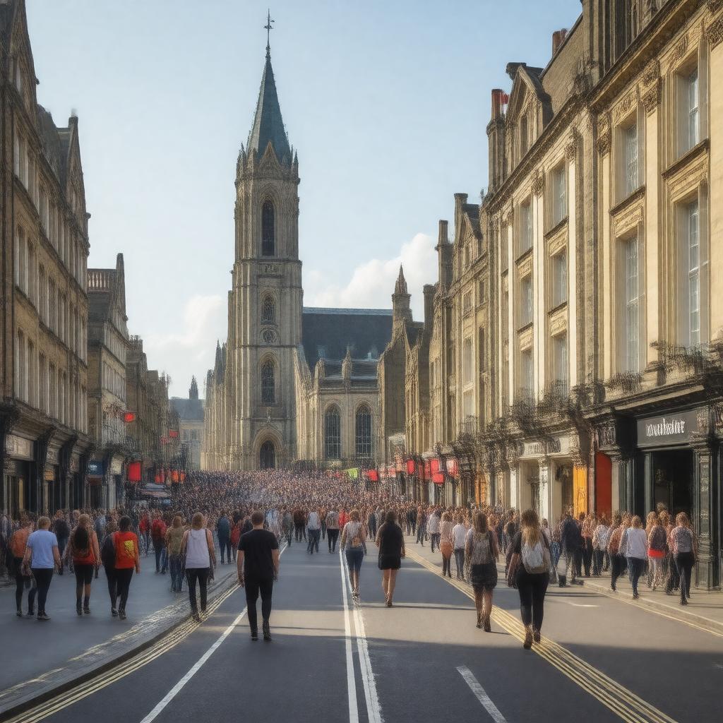 Click to view larger image AI-created image of Borough High Street