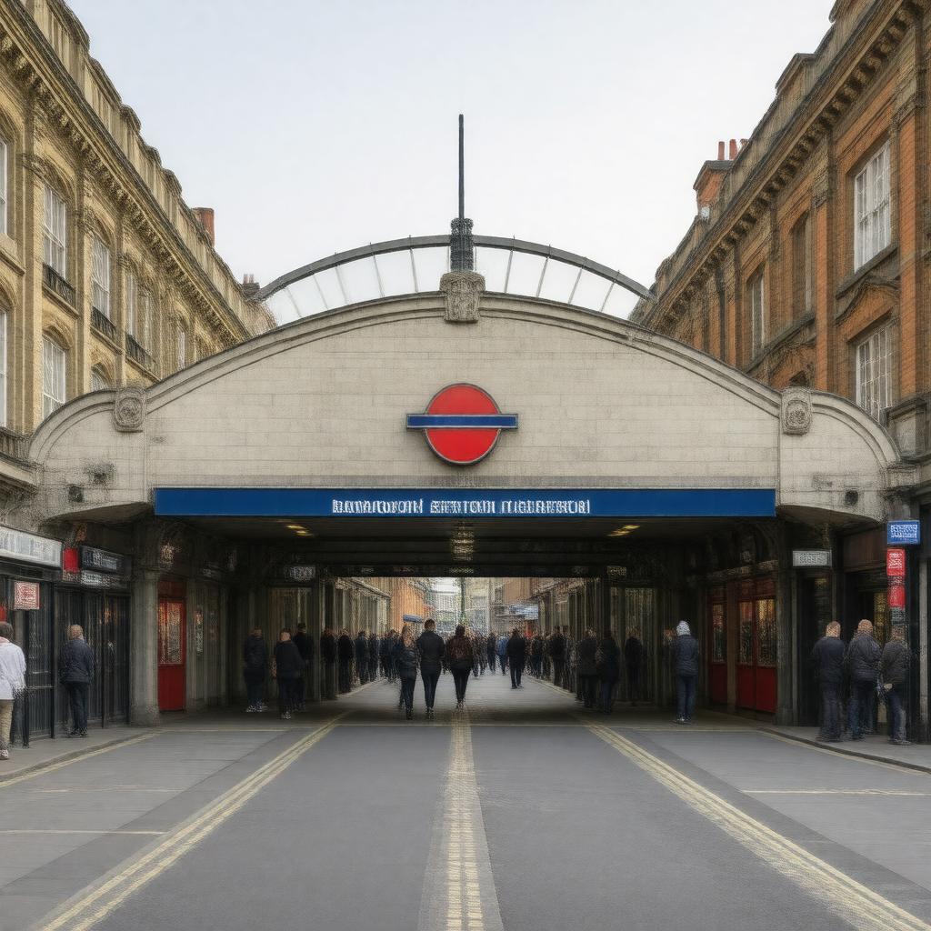 AI-created image of Borough Station