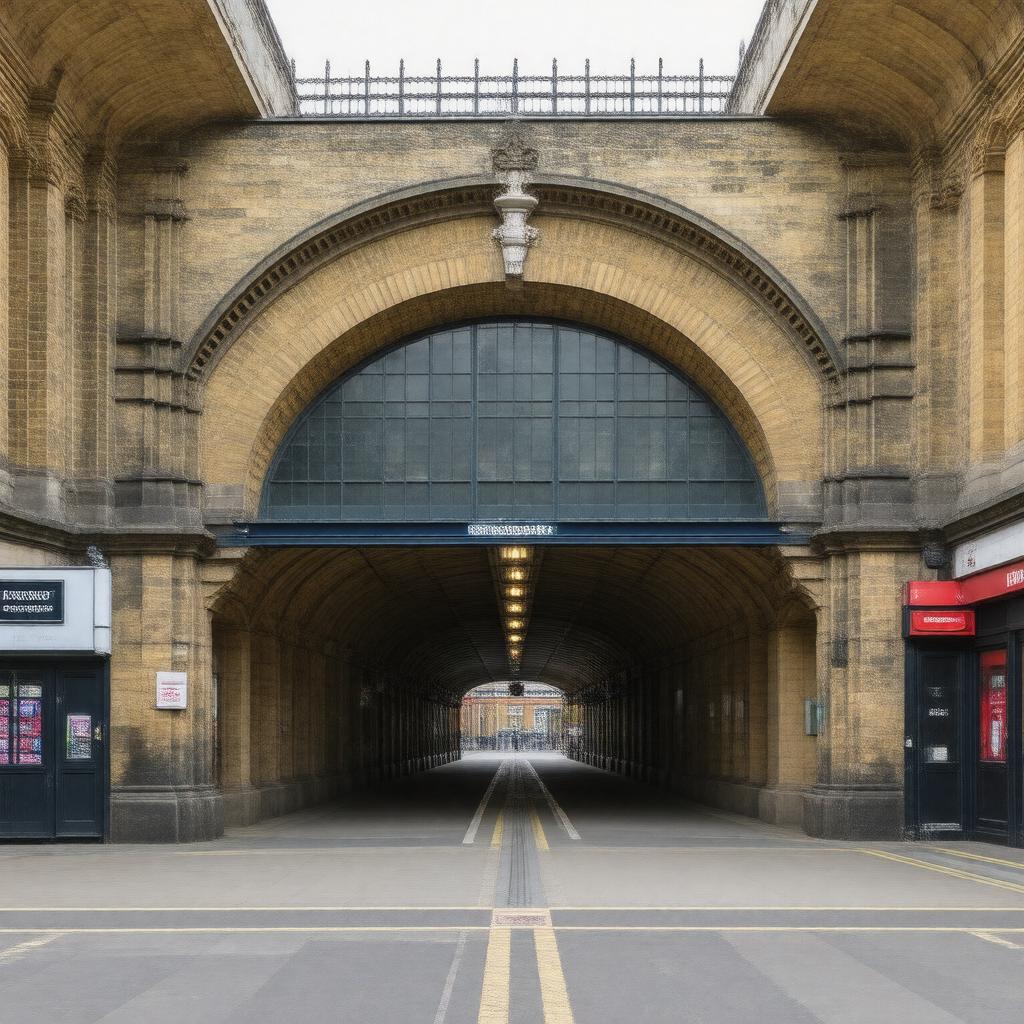 AI-created image of Borough Underground Station