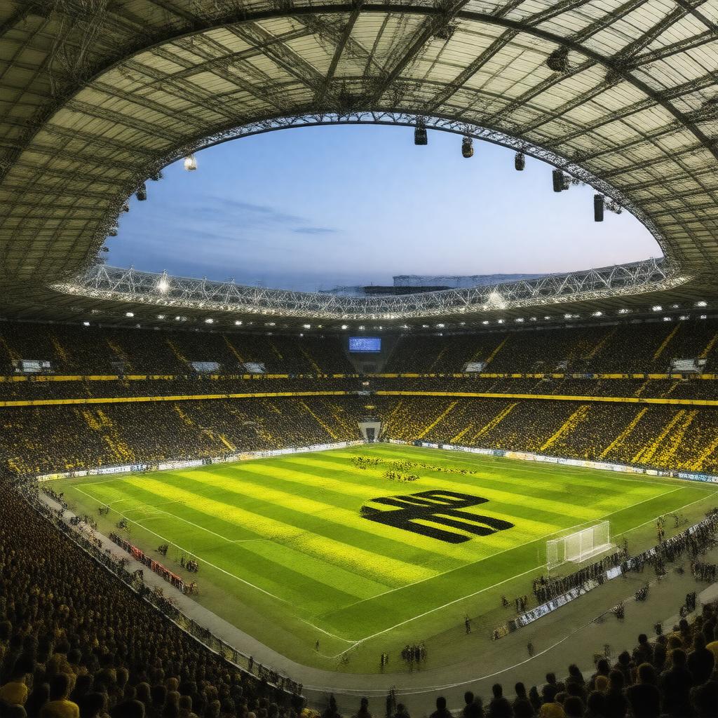 AI-created image of Borussia Dortmund