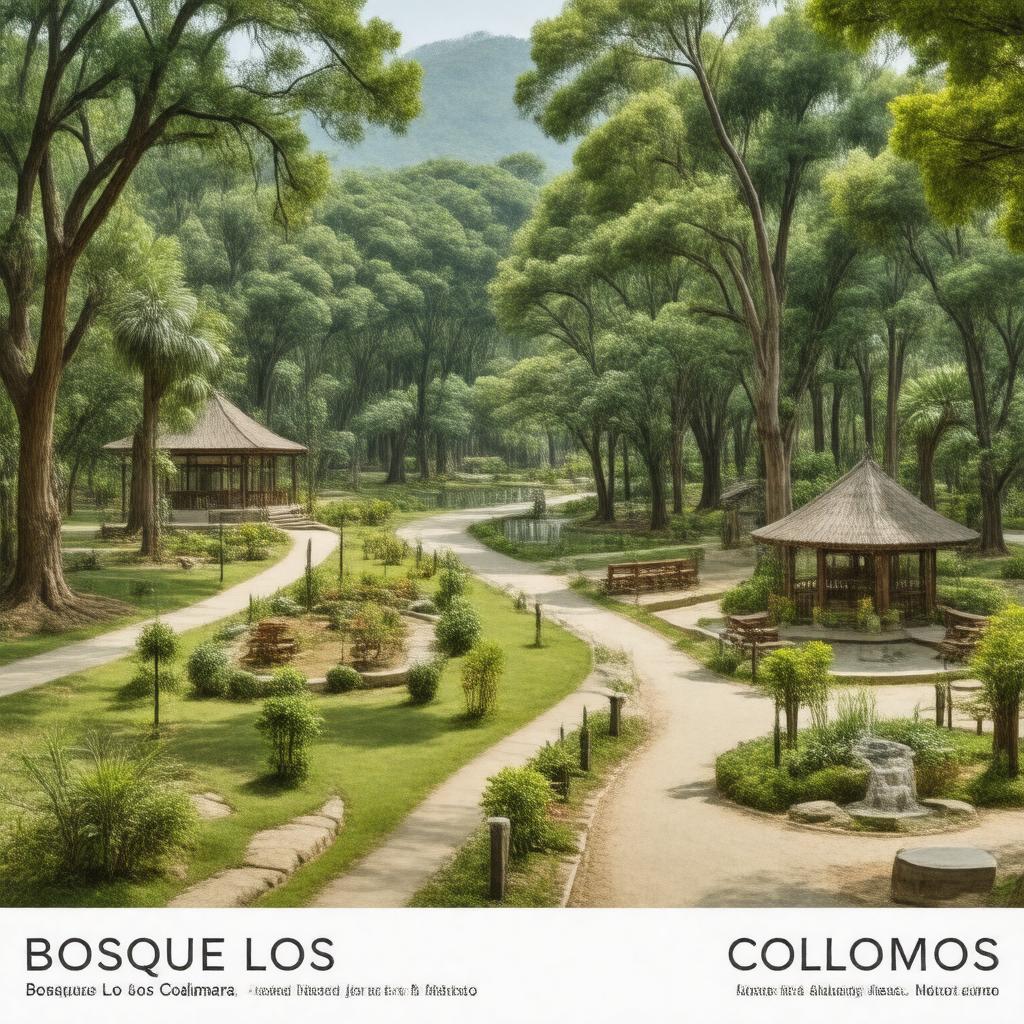 AI-created image of Bosque Los Colomos