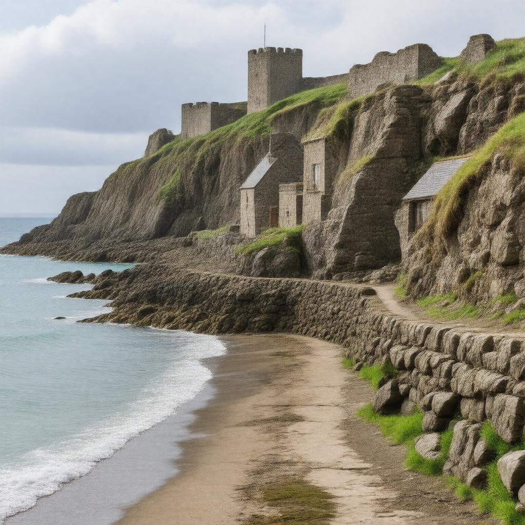 AI-created image of Bossiney