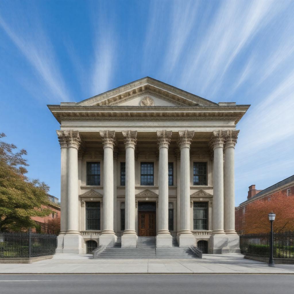AI-created image of Boston Athenaeum