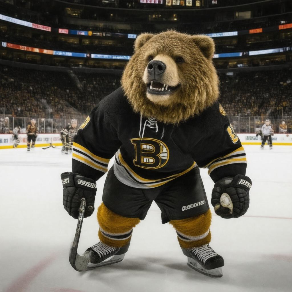 AI-created image of Boston Bruins