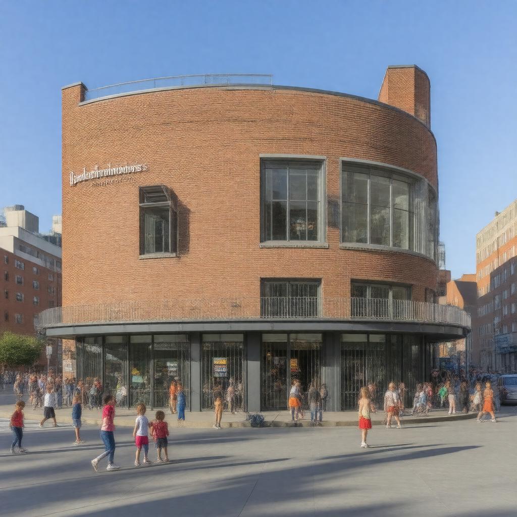 AI-created image of Boston Children's Museum