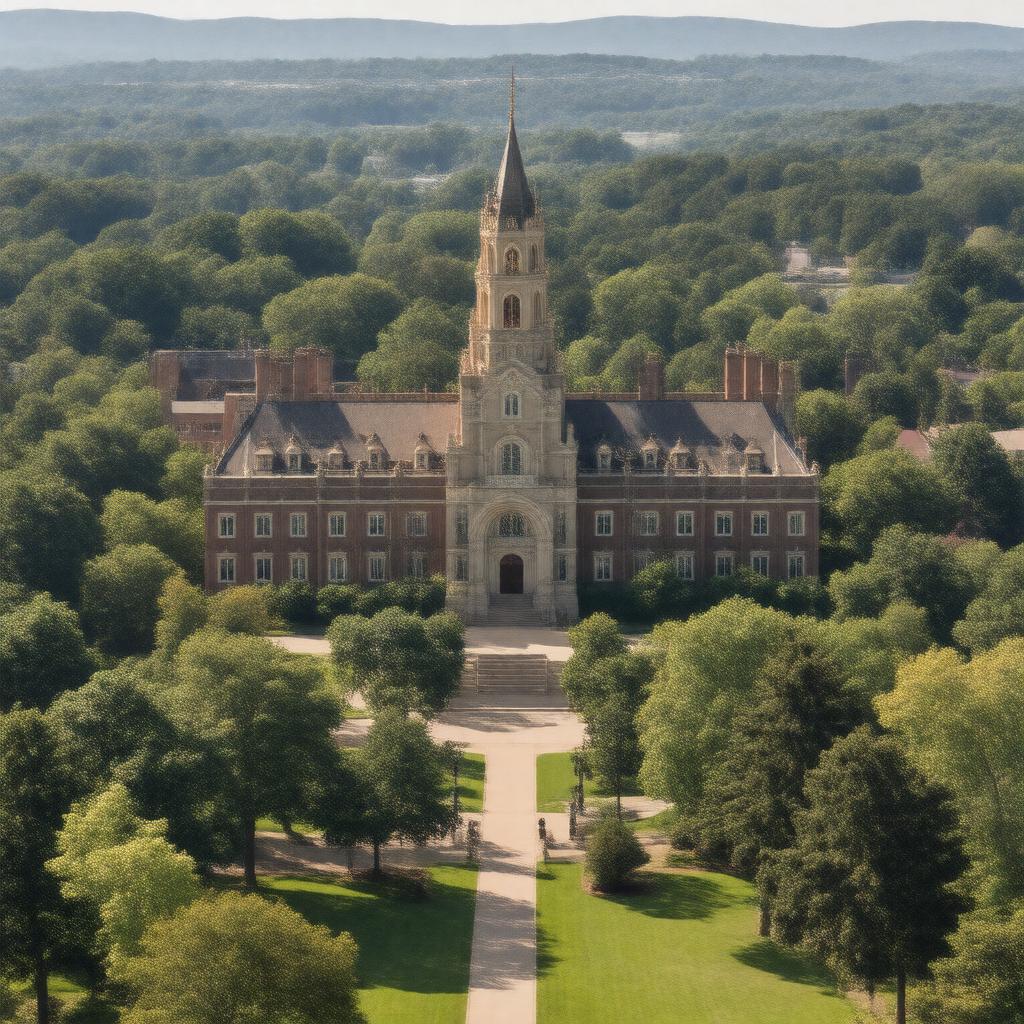 AI-created image of Boston College