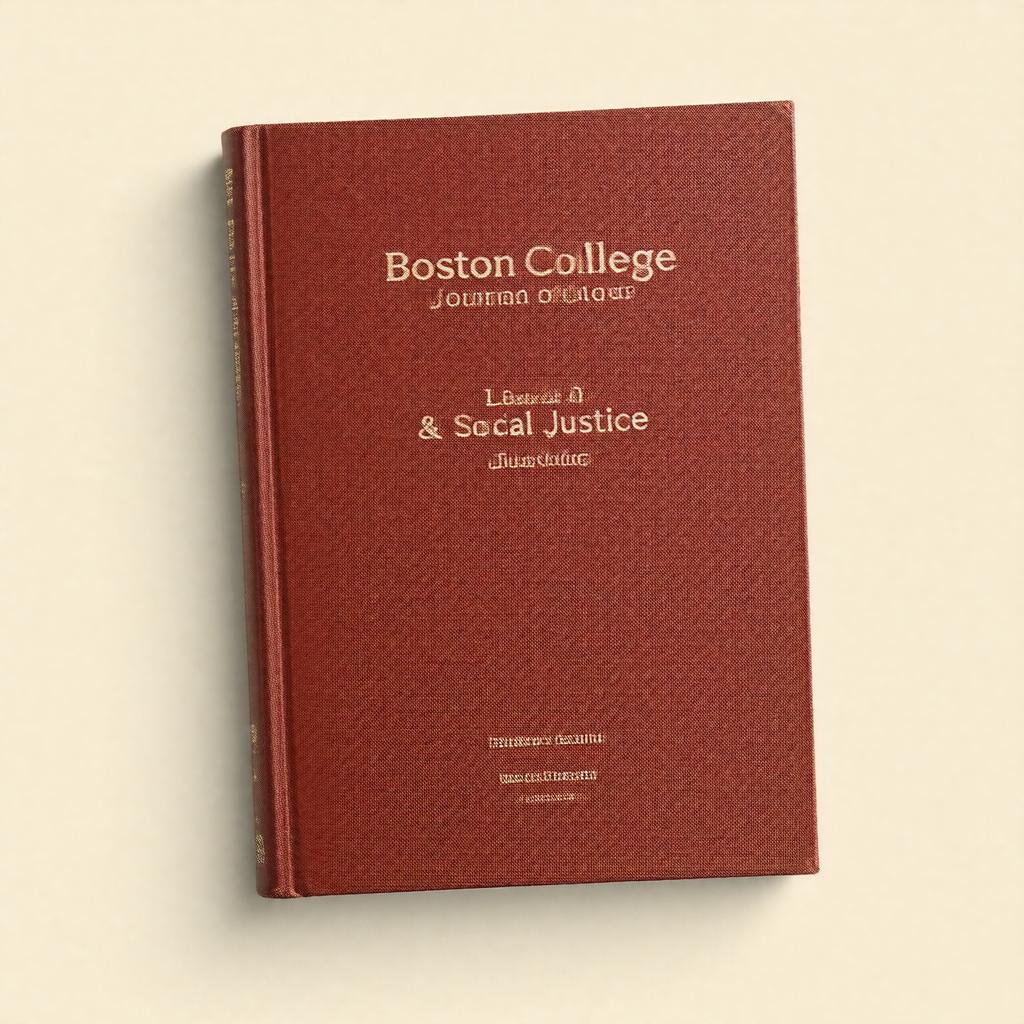 AI-created image of Boston College Journal of Law & Social Justice