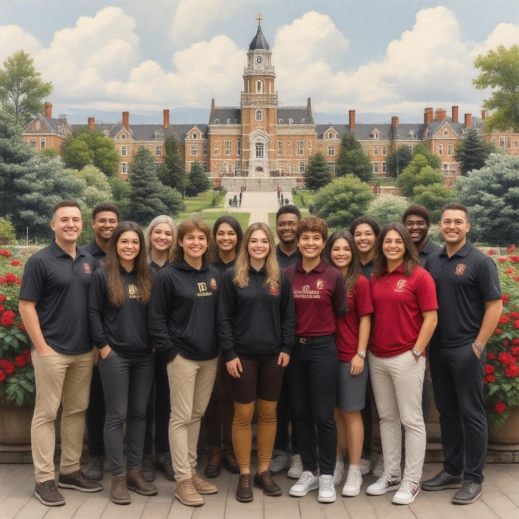 AI-created image of Boston College alumni