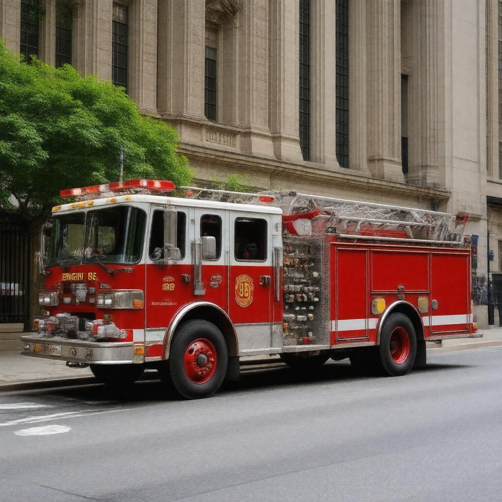 AI-created image of Boston Fire Department Engine 39