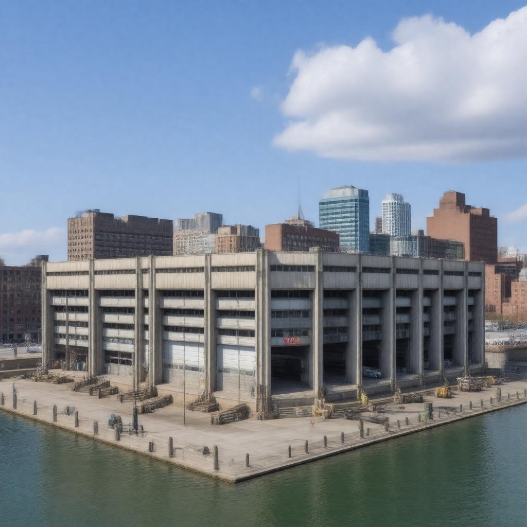 AI-created image of Boston Harbor Garage