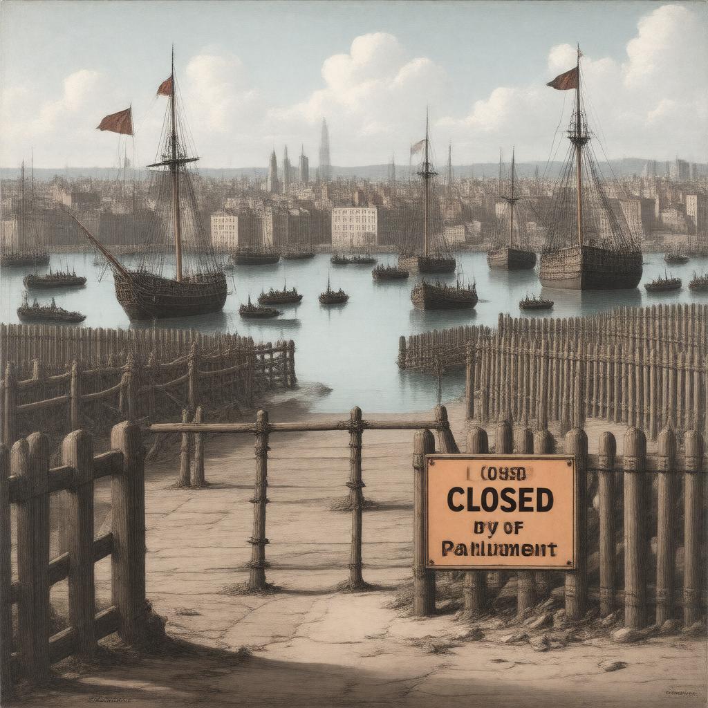 AI-created image of Boston Port Act