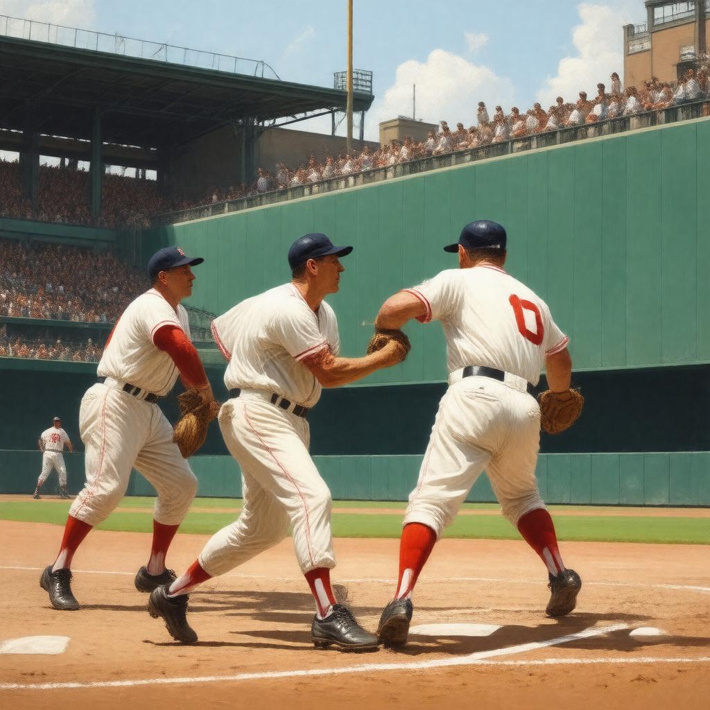 AI-created image of Boston Red Sox (1937)