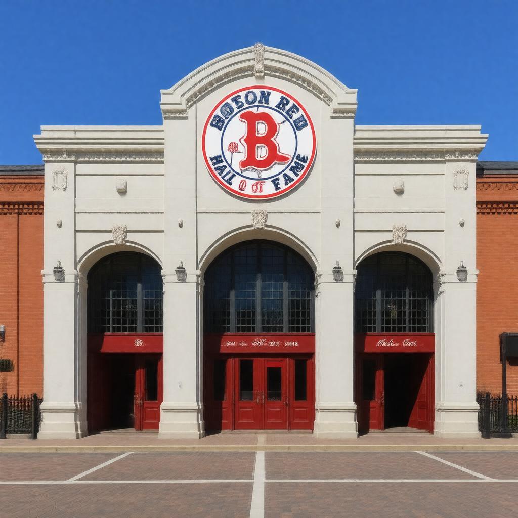 Click to view larger image AI-created image of Boston Red Sox Hall of Fame
