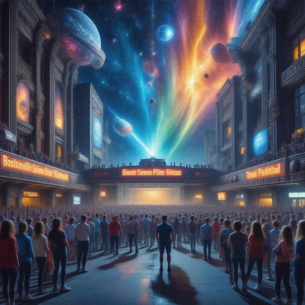 Click to view larger image AI-created image of Boston Science Fiction Film Festival