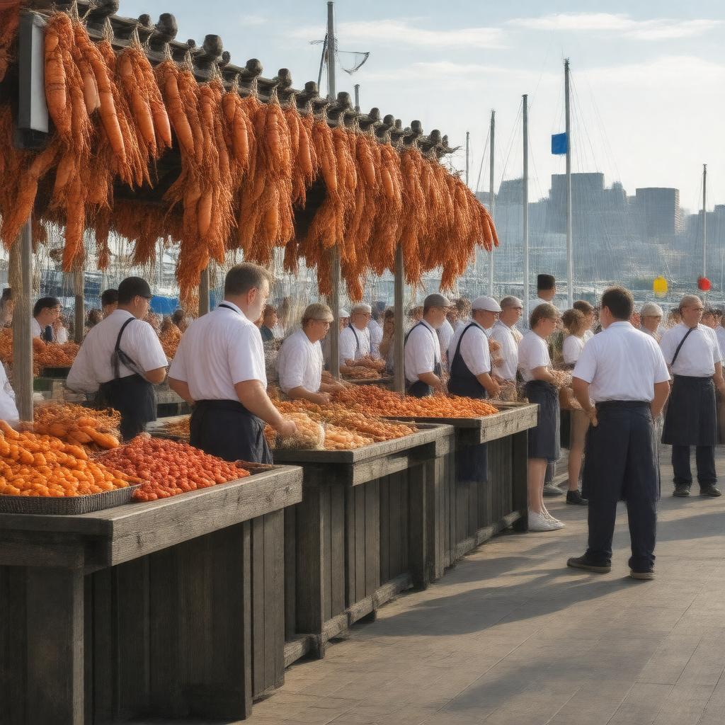 AI-created image of Boston Seafood Festival